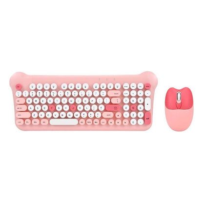 Combo Teclado Y Mouse Inalambrico 2 Colores