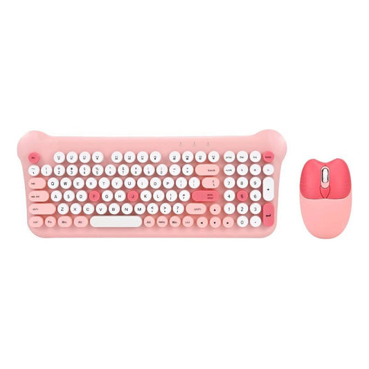 Combo Teclado Y Mouse Inalambrico 2 Colores