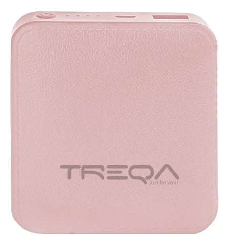 Power Bank Cargador Portatil Treqa 6000mah Usb 2.1a Celular Rosa