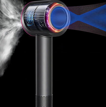 Secador Pelo Supersonic 5 Accesorios Magnetico Profesinal Gris Oscuro