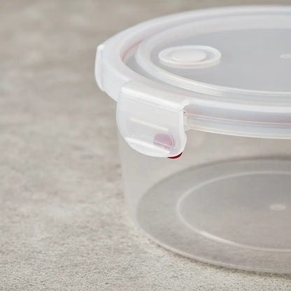 Set Recipientes Plastico Tuppers Hermeticos Cocina Pack X5 Blanco
