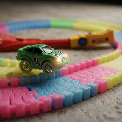 Pista Auto Con Loop Magic Track 46cm 5 Pilas Aaa Infantil Multicolor