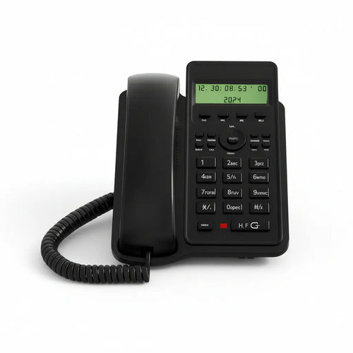 Telefono Fijo Con Captor De Llamadas De Mesa Blanco Y Negro