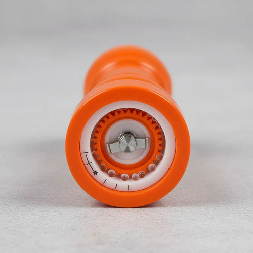 Molinillo Acrílico Manual Pimientero Grano Salero 16x5,5cm Naranja