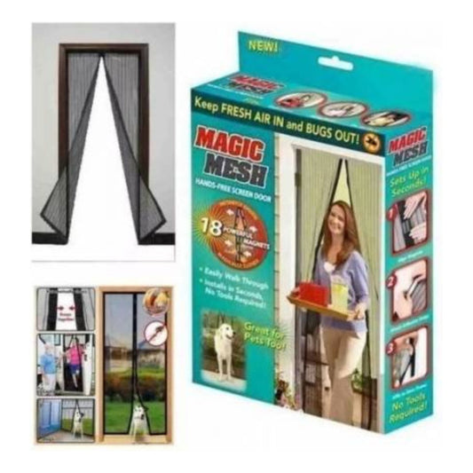 Cortina Mosquitero Para Puerta Anti Mosquitos Moscas