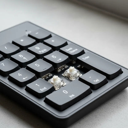 Teclado Pad Numerico Inalambrico Notebook Oficina Contable Negro