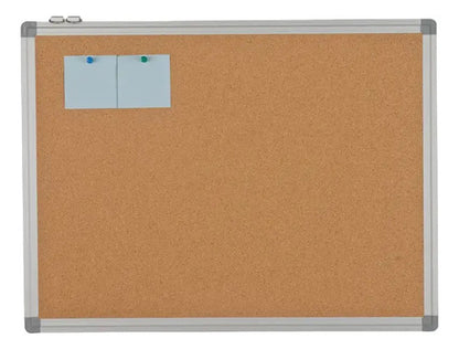 Pizarra 40x60cm De Corcho Tablero Marco De Aluminio Chorcho