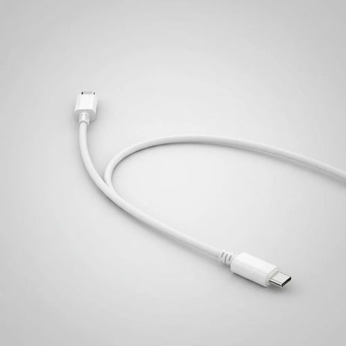 Cable De Datos Tipo C A Tipo C Carga Rapida 2 Metros Usb Blanco