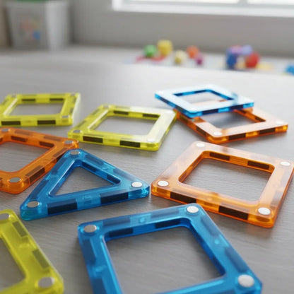 Set Bloques Magnéticos X75 Piezas Construcción Infantil Pack 75