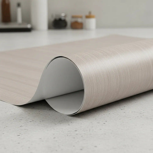 Rollo De Lámina Vinilo Autoadhesiva Pared Muebles 10mx60cm Gris