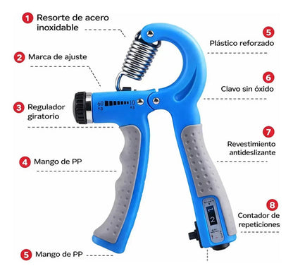 Hand Grip X2 Unidades Ejercitador Agarre Antebrazo Mano Veoquiero Variado X2