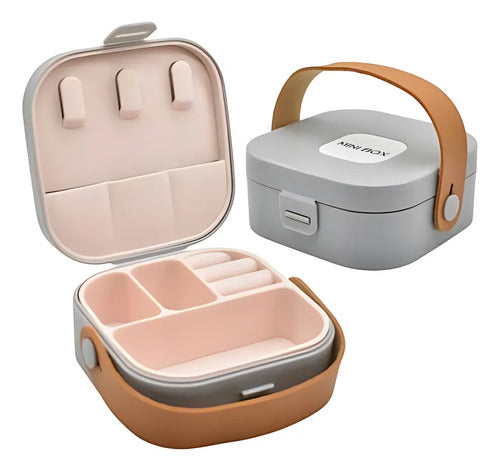 Min Caja Organizador Joyas Anillos Accesorios Joyero 9x9x4cm Aleatorio