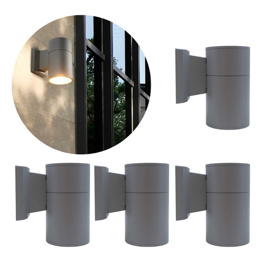 Set X4 Foco Pared Aplique Exterior Lampara Unidireccional