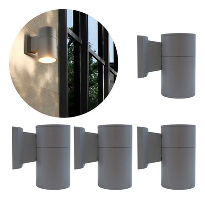 Set X4 Foco Pared Aplique Exterior Lampara Unidireccional