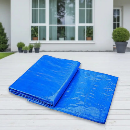Lona 2x3 Toldo Impermeable Con Ojales Multiuso Camping Azul