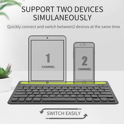 Teclado Inalambrico Tablet Celu Bluetooth Portátil Soporte