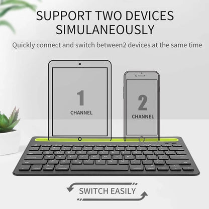 Teclado Inalambrico Tablet Celu Bluetooth Portátil Soporte