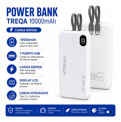 Power Bank Carga Rápida Display Lcd Tipo C Ios 10000mah Aleatorio - 2 Colores