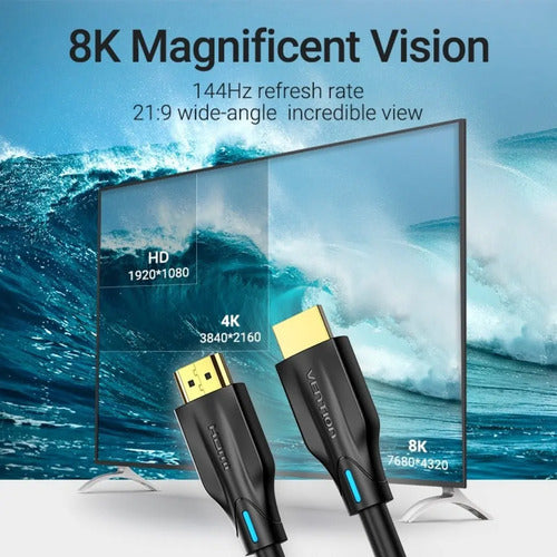 Cable Hdmi Premium 2.1 8k 10 Metros De Alta Velocidad