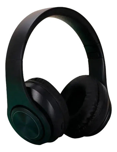 Auricular Bluetooth Usb Tf Plegable Vincha Ajustable 3.5 Hd Negro