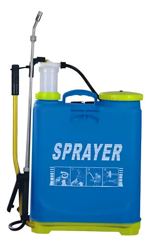 Pulverizador Fumigador Mochila 16 Lts P/liquido Azul