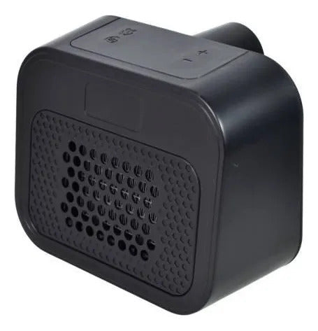 Mini Calefactor Estufa Pared Ceramico Electrico Termico Led Negro