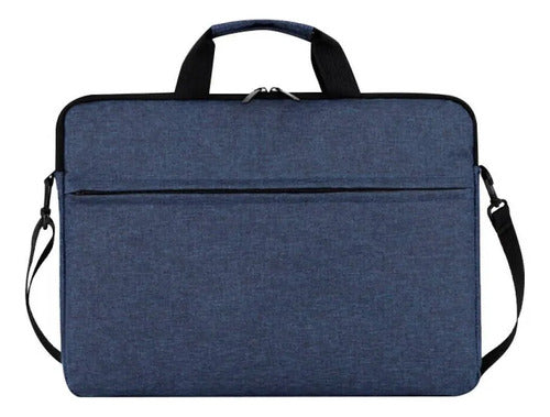 Funda Bolso Laptop 15.6 Portafolio Impermeable Notebook Azul