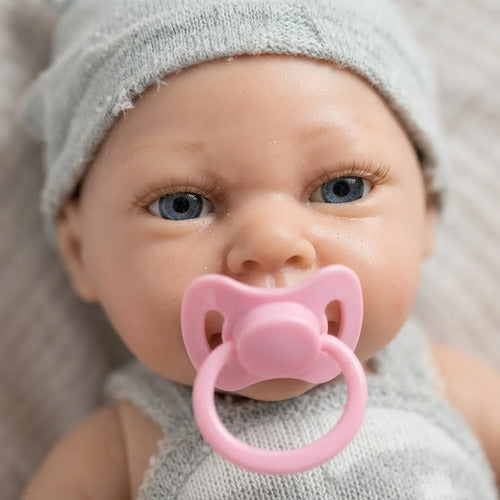 Muñeco Bebé Realista Bañable Goma 40cm Ropa Accesorios