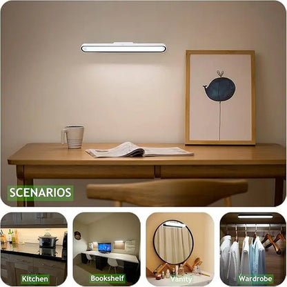 Barra Luz Led Lampara Escritorio Recargable Control Remoto Blanco