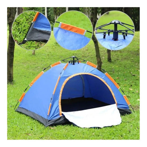 Carpa 6 Personas Iglu Camping Con Mosquitero 200x250x145cm Varios