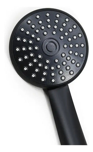 Monocomando Para Ducha Negro Baño Duchero Telefono Extensibl