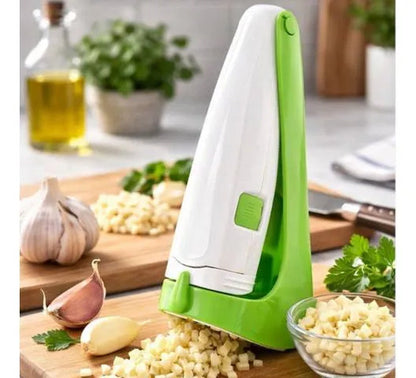 Picador Ajo Manual Cocina 17cm Verduras Garlic Cube Cortador Blanco