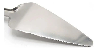 Pala Espatula Para Cortar Torta De Acero Inoxidable Plateado