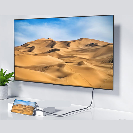 Cable Hdmi A Usb C Tipo C 4k Hd 1.8m Gris