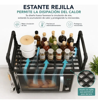 Organizador Para Cocina Microondas Estante Rack Multiuso Aleatorio