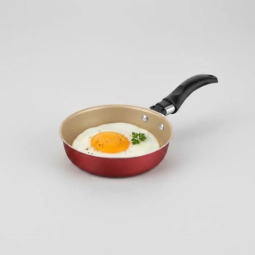 Sartén Antiadherente 13cm Omeletera Huevo 0.4l Cocina Aleatorio