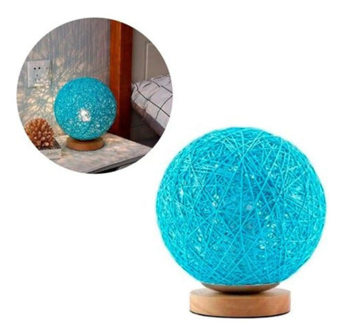 Lampara Veladora Led Tejida Tipo Nido Con Control Usb