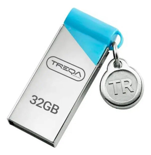 Pendrive 32 Gb Usb 3.0 Aluminio Alta Velocidad Plateado
