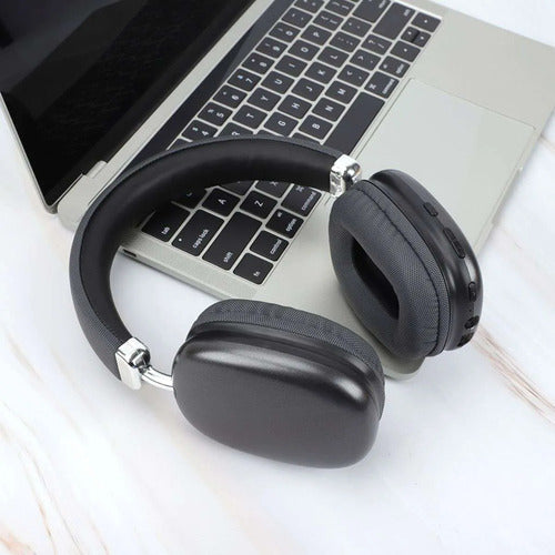 Auricular Inalambrico Vincha Bluetooth Ios Android Headset Negro
