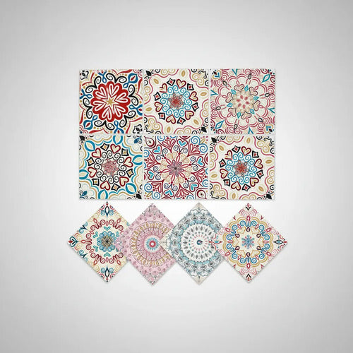 Placas Paneles Azulejos Adhesivos Decorativos Pared Pack X10 Aleatorio