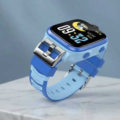 Smartwatch Infantil 4g Camara Microfono Wifi Azul Nano Sim Aleatorio Mesh Azul