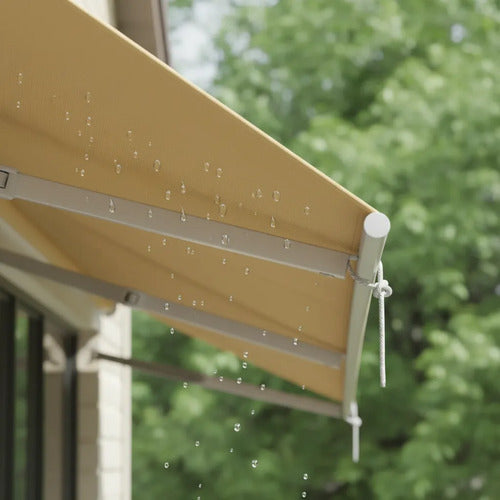 Lona Toldo Impermeable 3x3 Jardin Sombra Exterior Cuadrada Aleatorio - 6 Colores