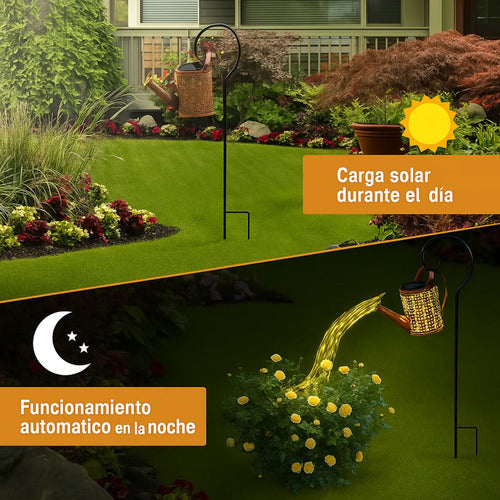Adorno De Regadera Decorativa Jardin Exterior Solar Varios