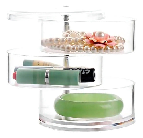 Organizador Joyas Accesorios Anillos Pulseras Giratorio Aleatorio