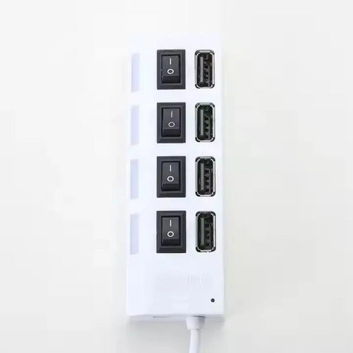 Adaptador Usb Hub 4 Puertos Con Interruptores Aleatorio