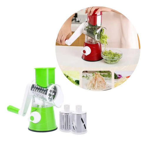 Rallador Cortador Manual De Verduras Frutas Multiuso Aleatorio