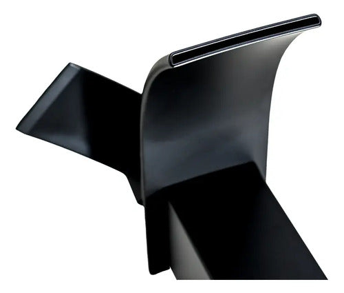 Monocomando Negro Lavatorio Canilla Baño Mezcladora Pileta