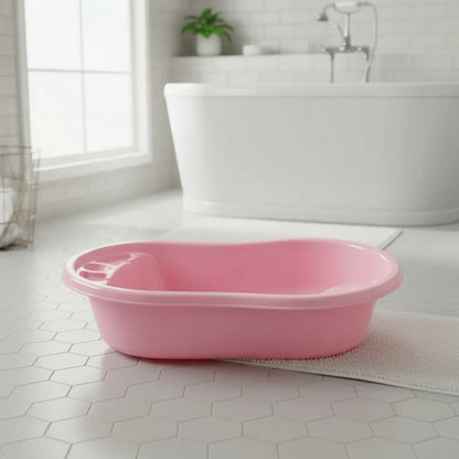 Bañera Infantil Plástica Para Bebé 72x40cm Plástico Cómoda Rosa