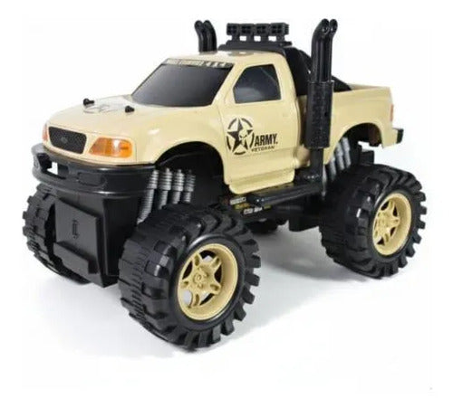 Camioneta 4x4 Todoterreno A Fricción Todoterreno Escala 1:10 Beige