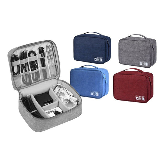 Bolso Organizador De Cables Para Viaje 24.5x18.5x10 Cm